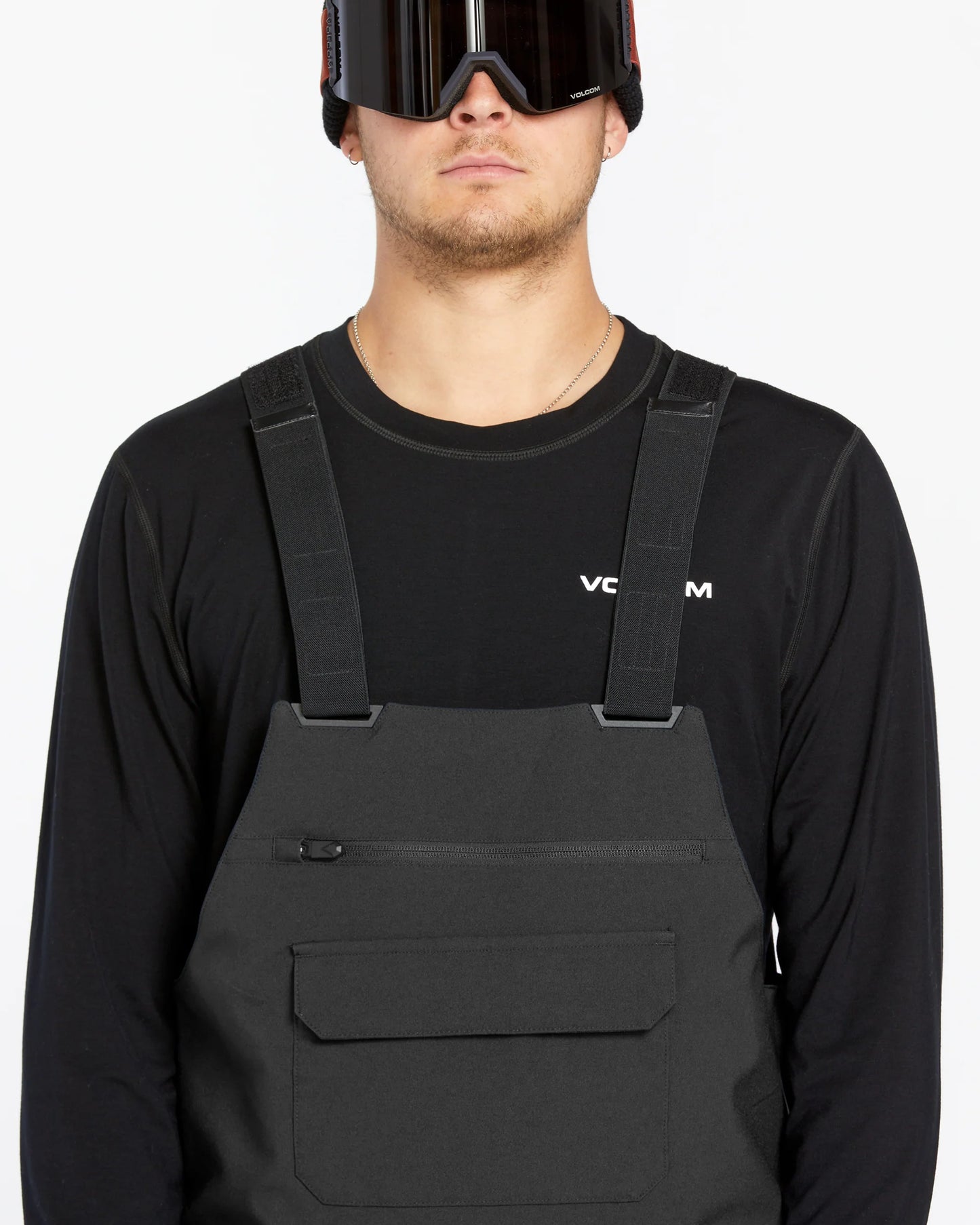 Volcom Roan Snowboard-Latzhose – Schwarz