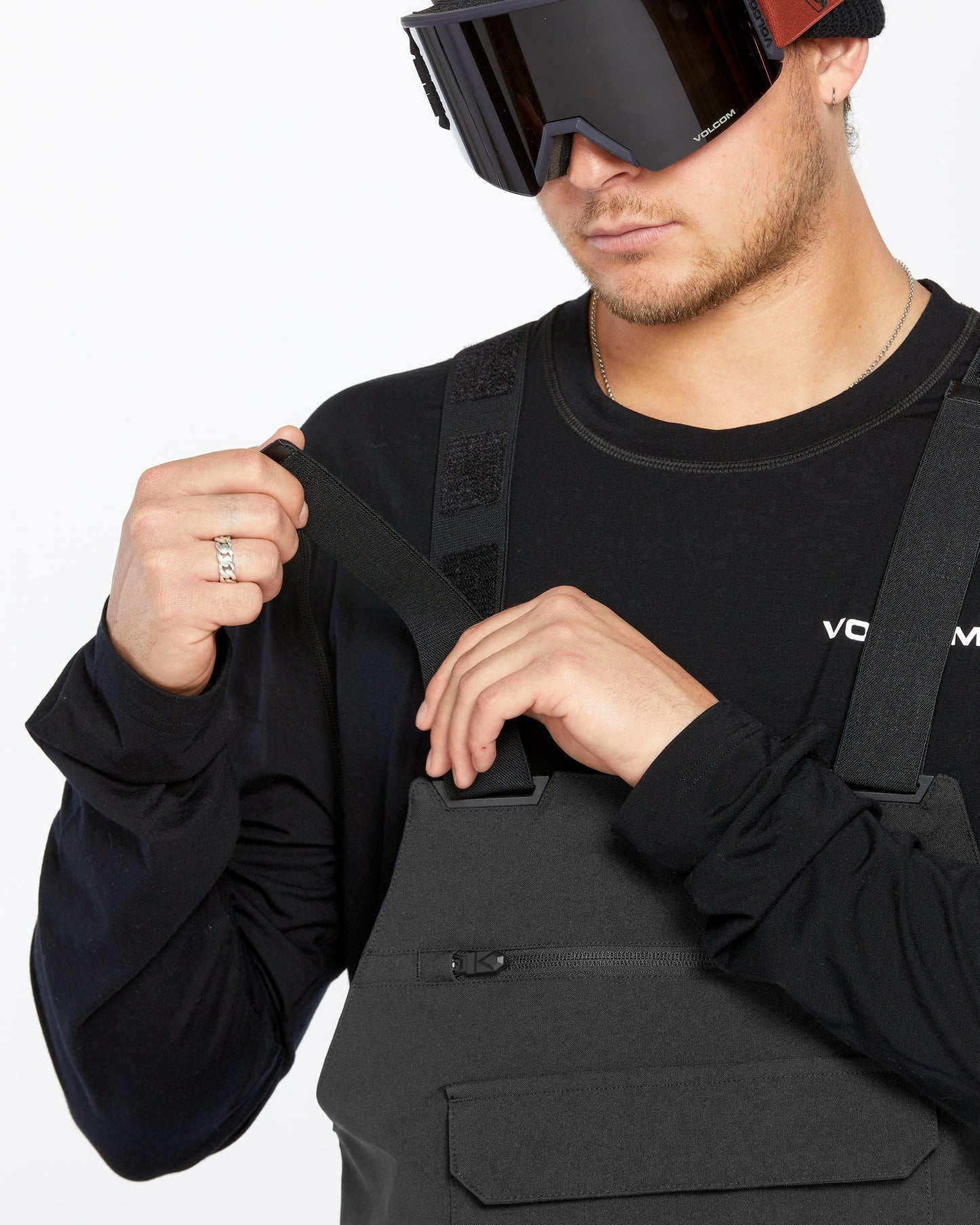 Volcom Roan Snowboard-Latzhose – Schwarz
