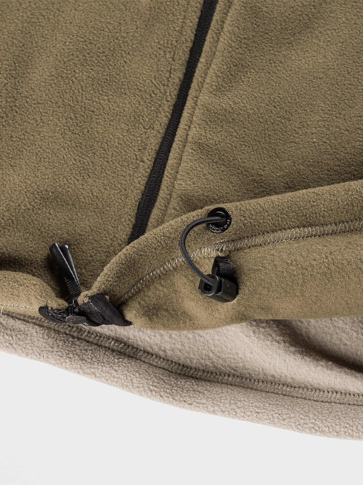 Volcom V-Science Full Zip Snow Sweatshirt - Dark Khaki