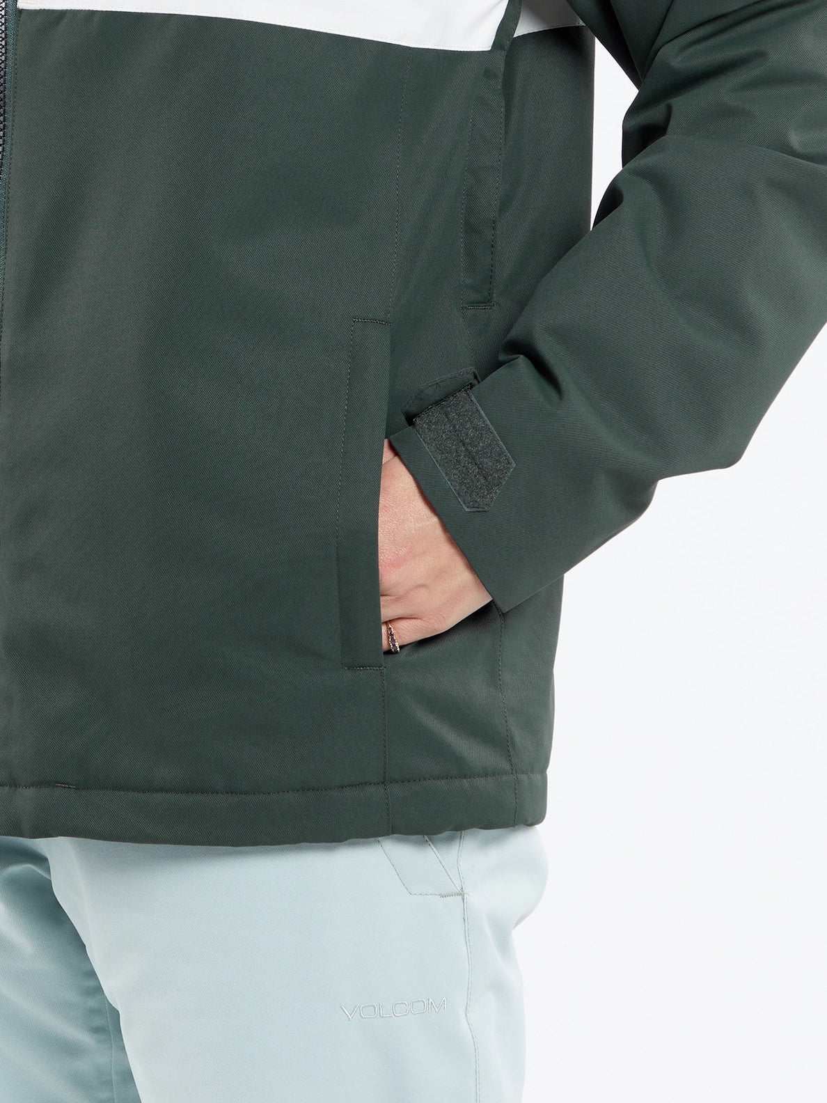 Giacca da snowboard da donna Volcom Lindy Insulated - Eucalyptus