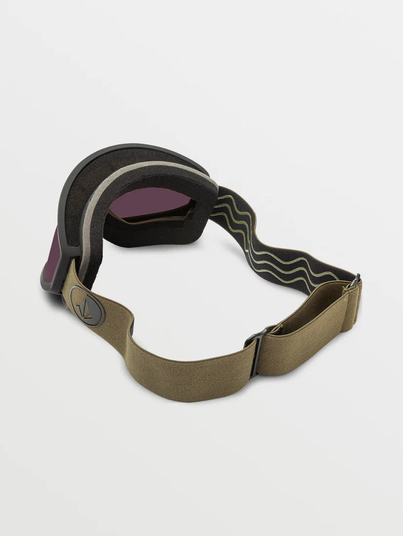 Volcom Footprints Blizzard Goggles - Military Black / Light Bronze + Extra Lens