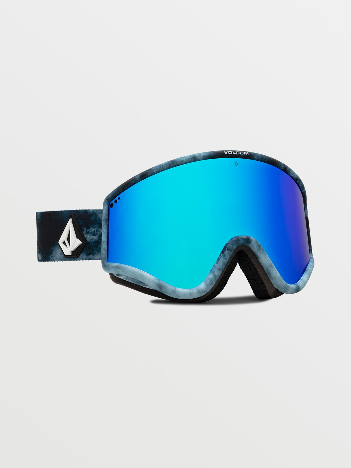 Volcom Yae Laggon Tie-dye Blizzard Goggles - Blue Chrome