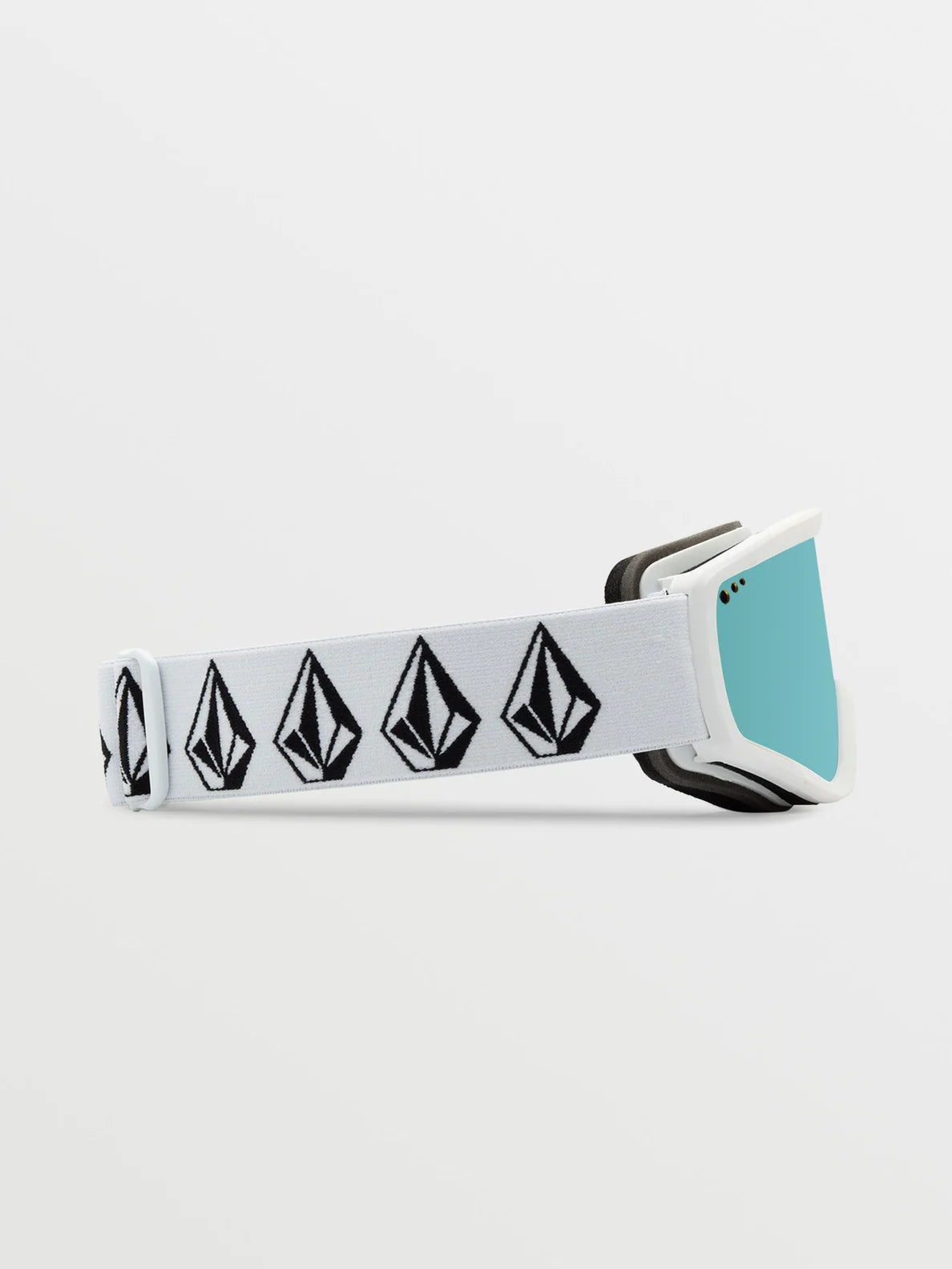 Maschera da neve Volcom Attunga Youth - Matte Stone White / Ice Chrome + Lente extra