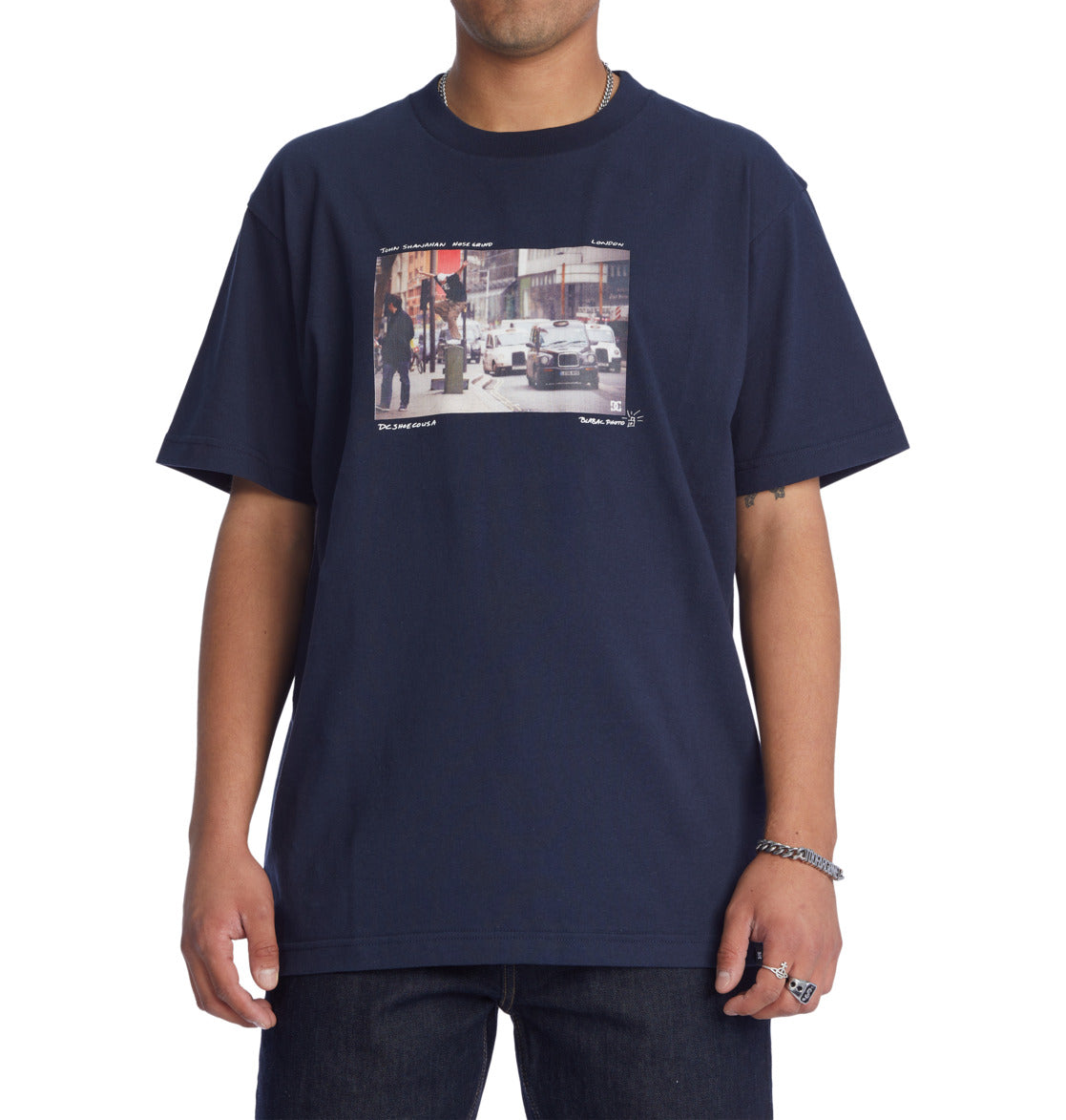DC Shoes Blabac Shanahan Navy Blazer T-shirt