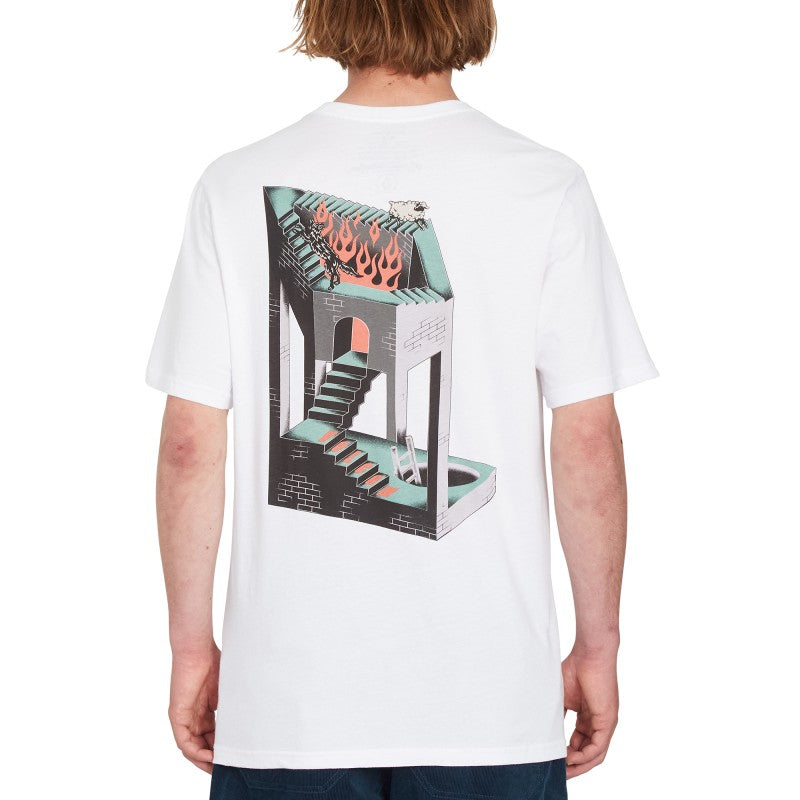 Volcom Skate Vitals Axel Cruysberghs 2 Weißes T-Shirt