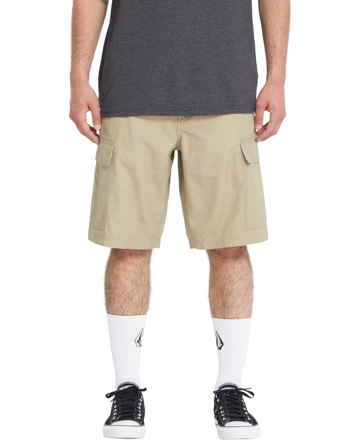 Volcom Strange Tripper Cargo Short 22 - Khaki