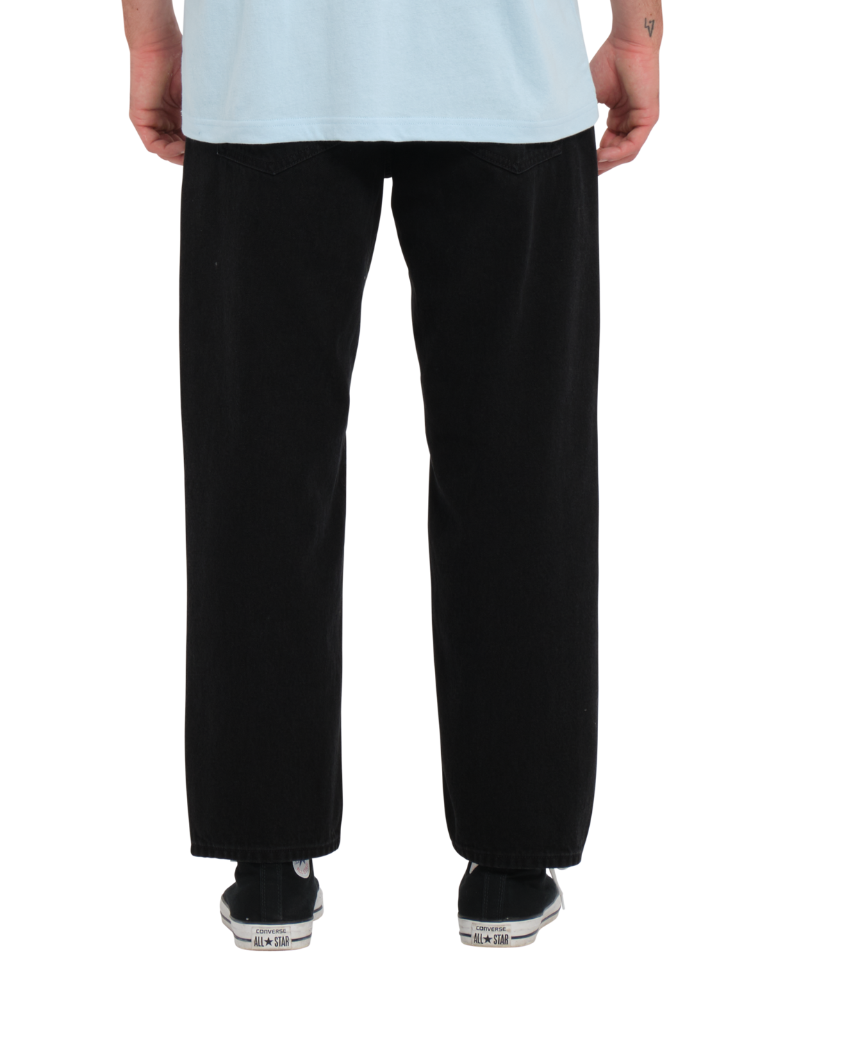Volcom Modown Tapered Denim Jeans - Black