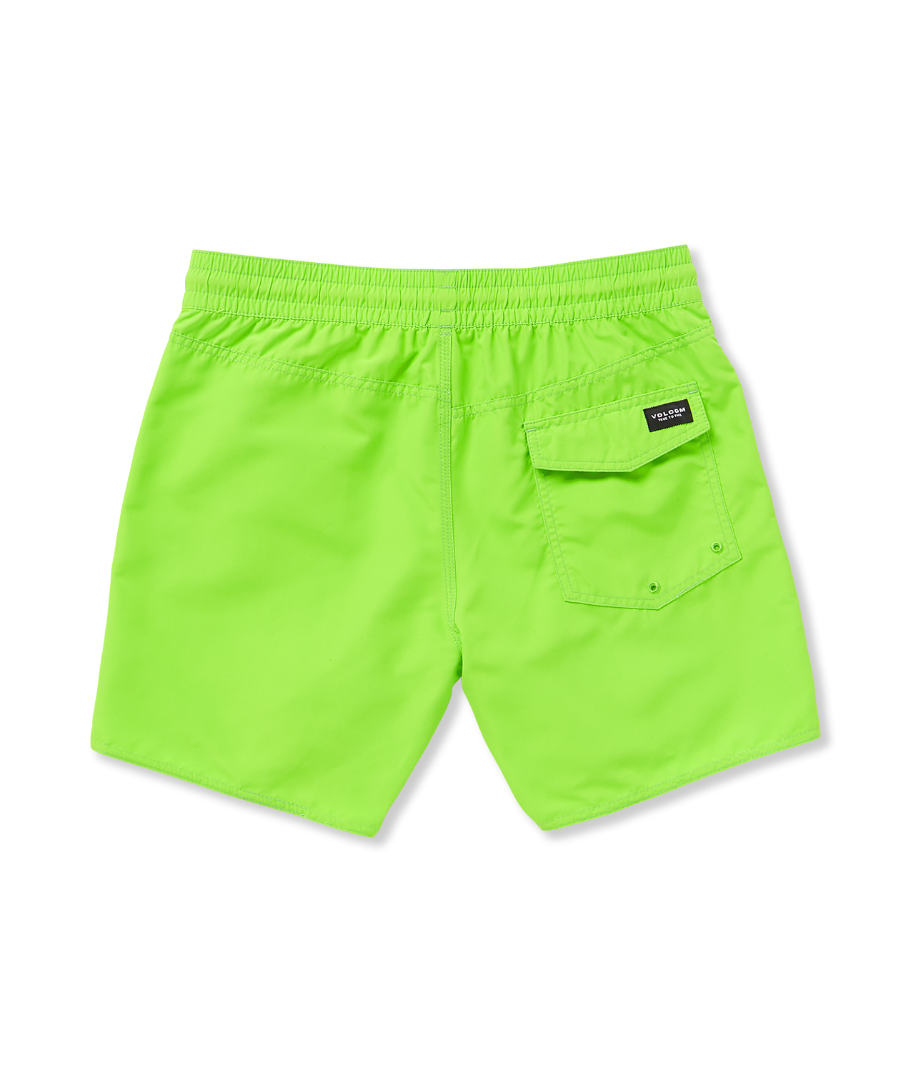 Costume da bagno Volcom Lido Solid Trunk 16 - Verde elettrico