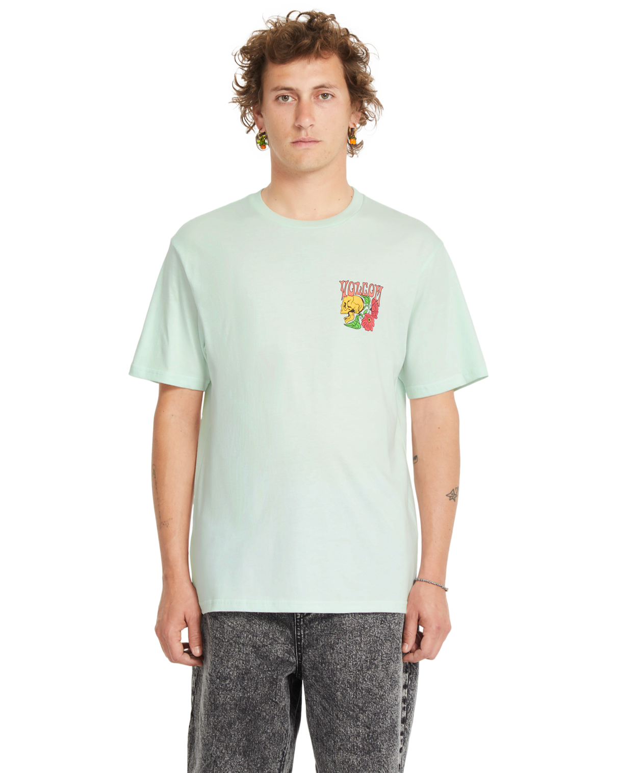 Volcom Tooflow Short Sleeve T-Shirt - Cloud Blue