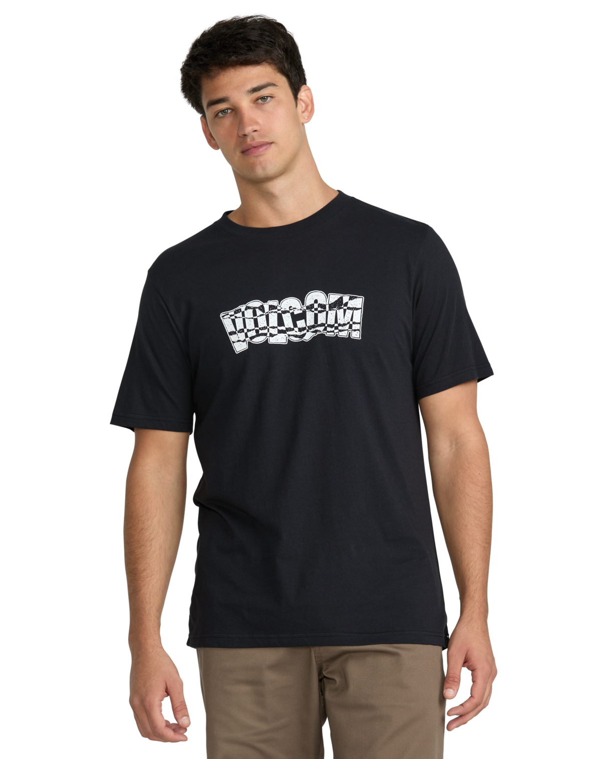 Kurzarm-T-Shirt Volcom Bender - Antikschwarz