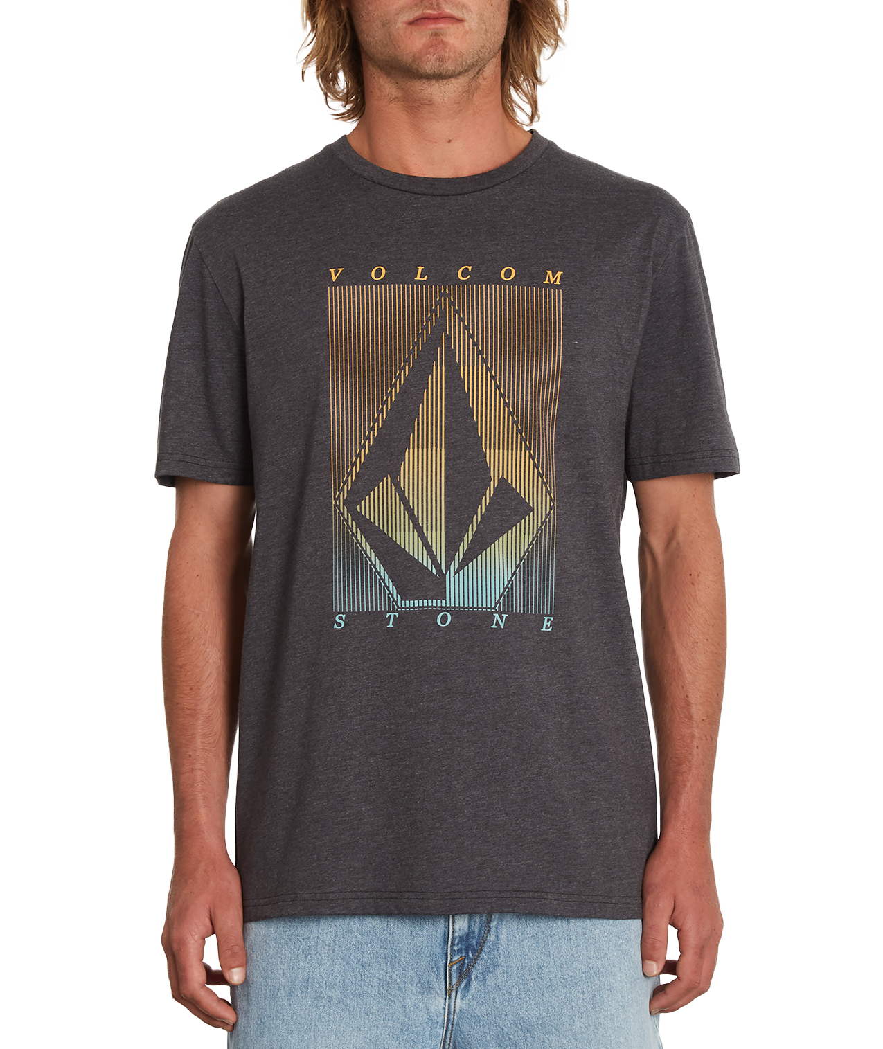 Maglietta a manica corta Volcom Spectal Hth - Heather Black