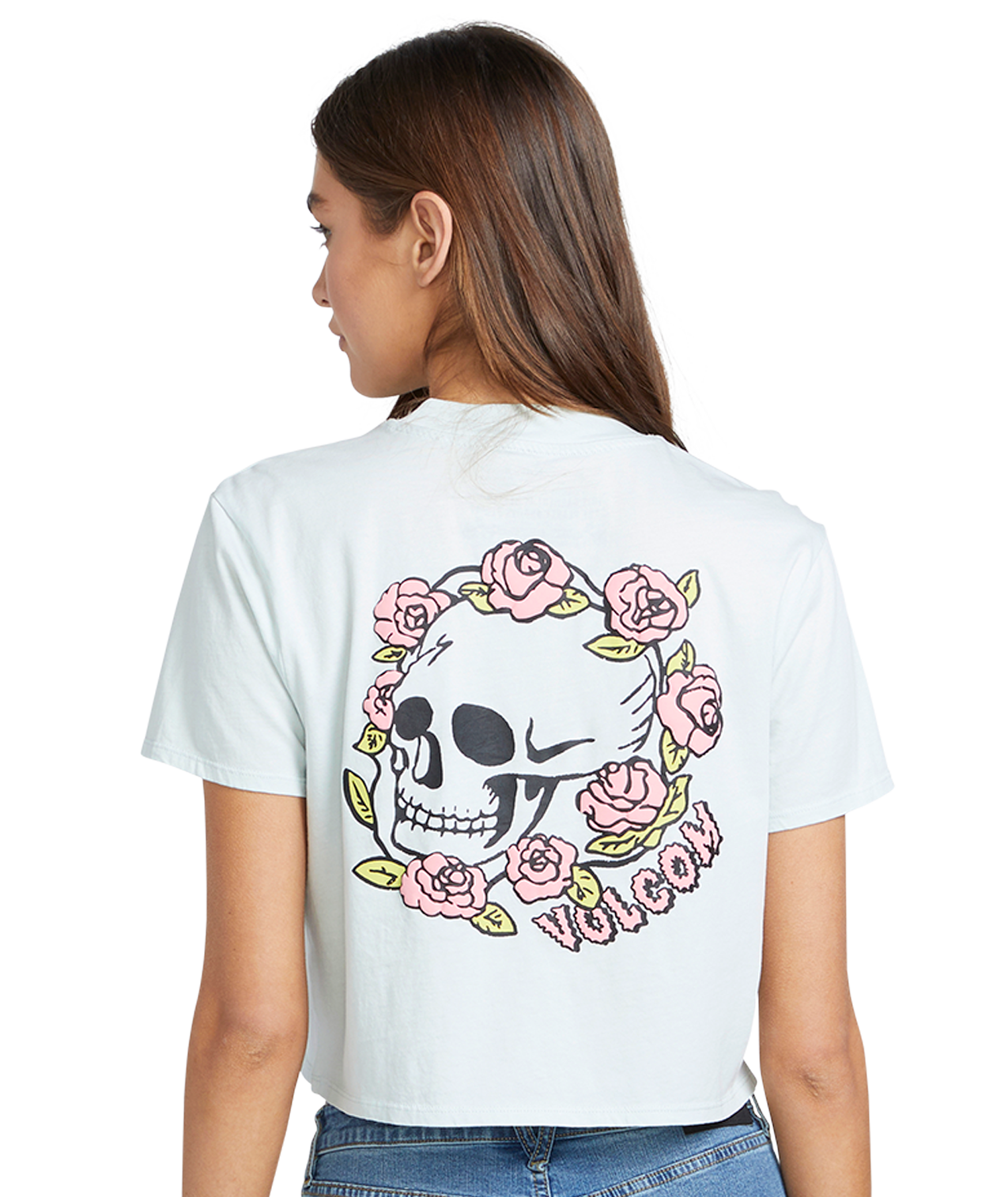 Camiseta de chica Volcom Pocket Dial Tee - Chlorine