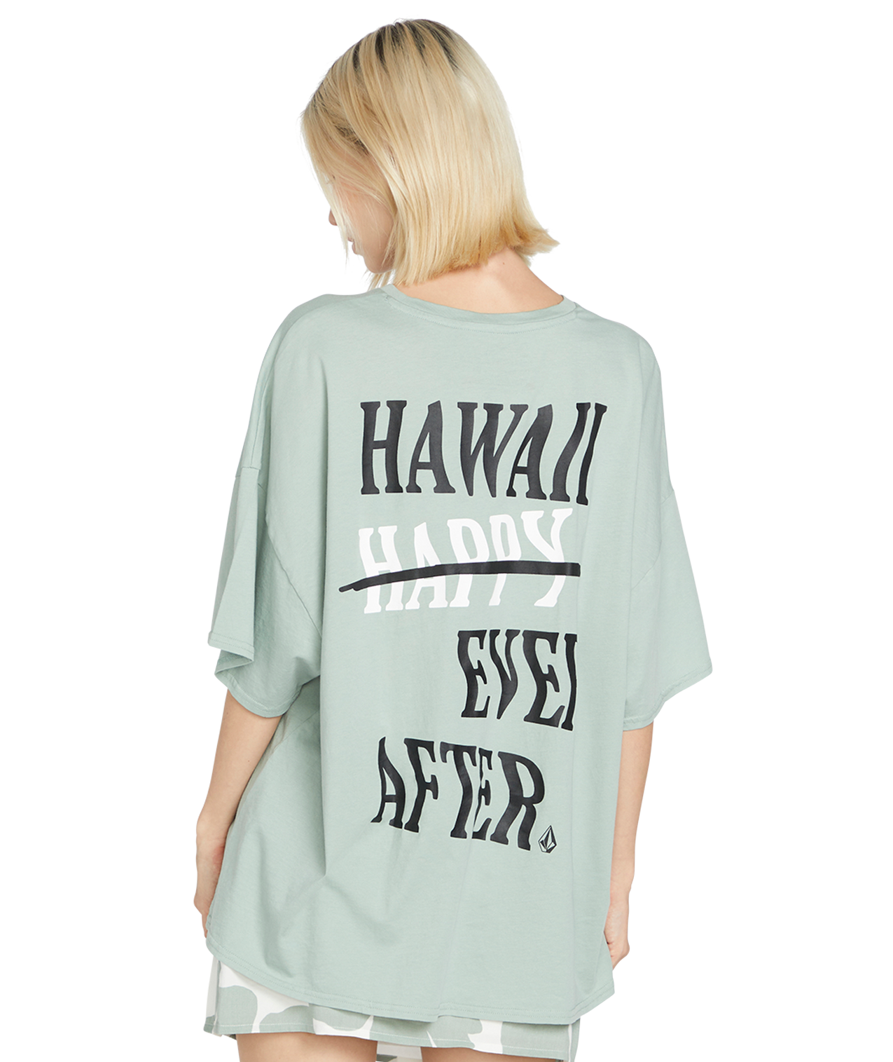 Camiseta de chica Volcom Coco Ho My Guys Tee - Sea Glass