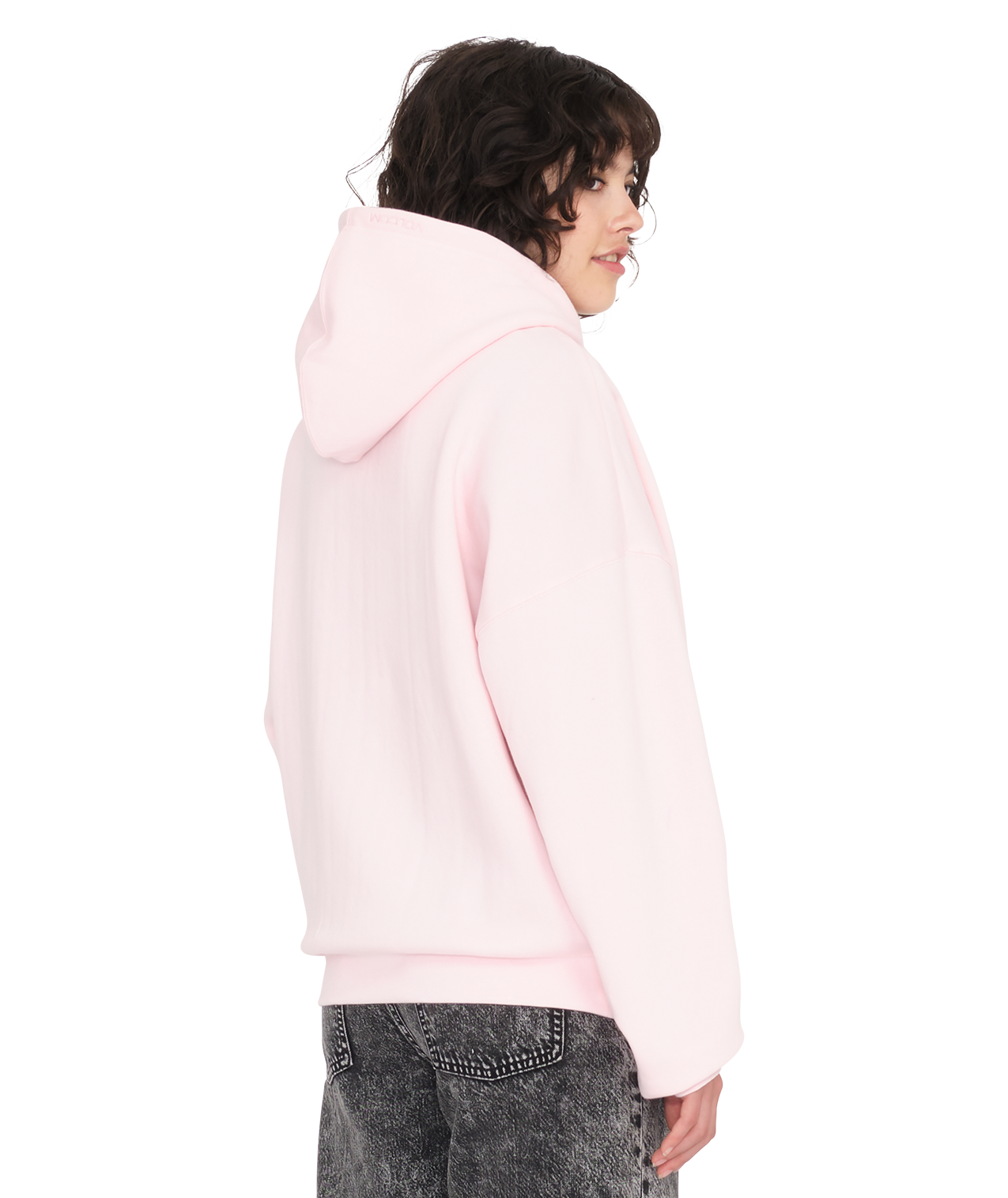 Sudadera con capucha Mujer Volcom Stone Heart Up Hoodie - Lilac Ash