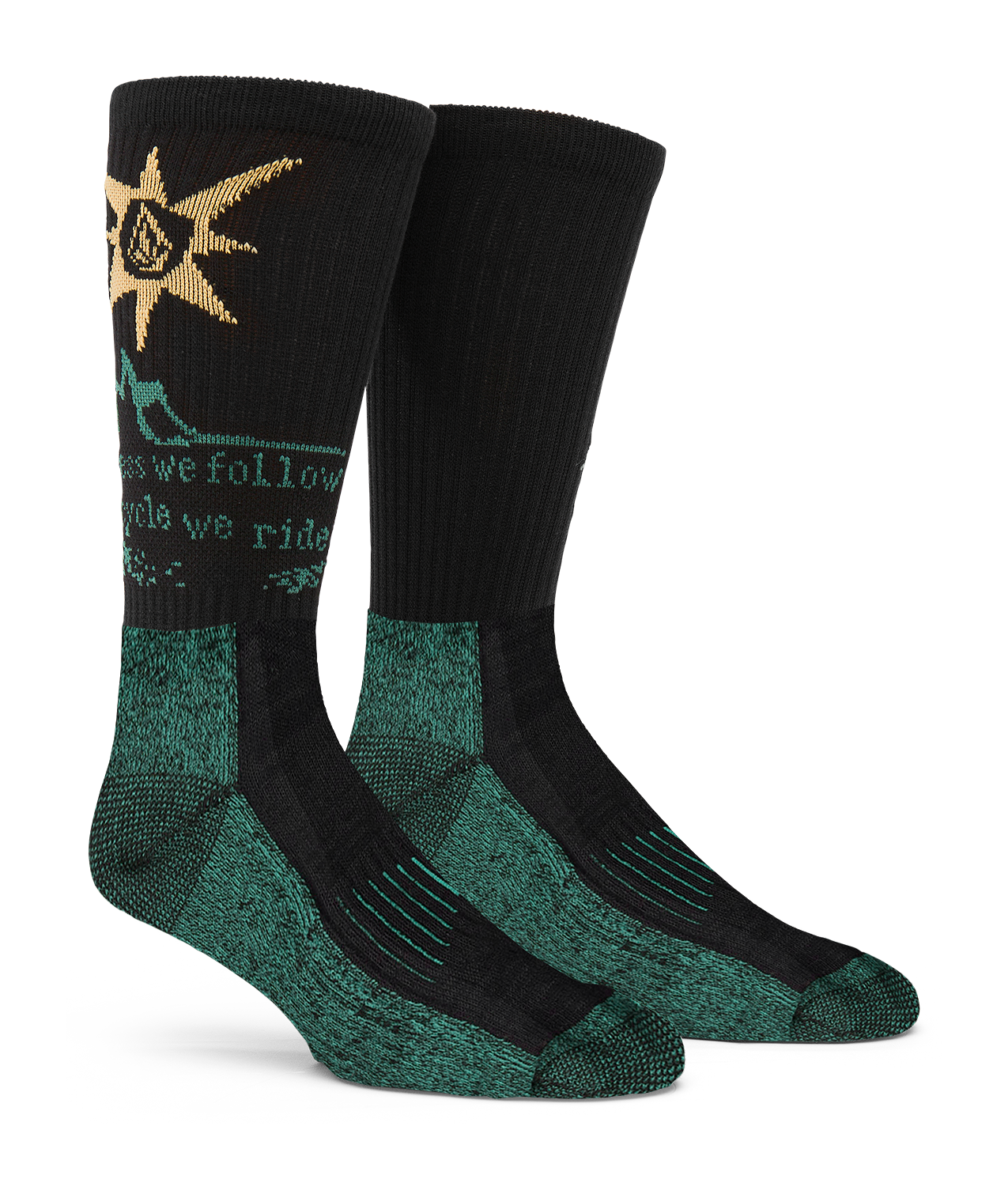 Meias Volcom Tt B Iguchi Sock Pr - Stealth