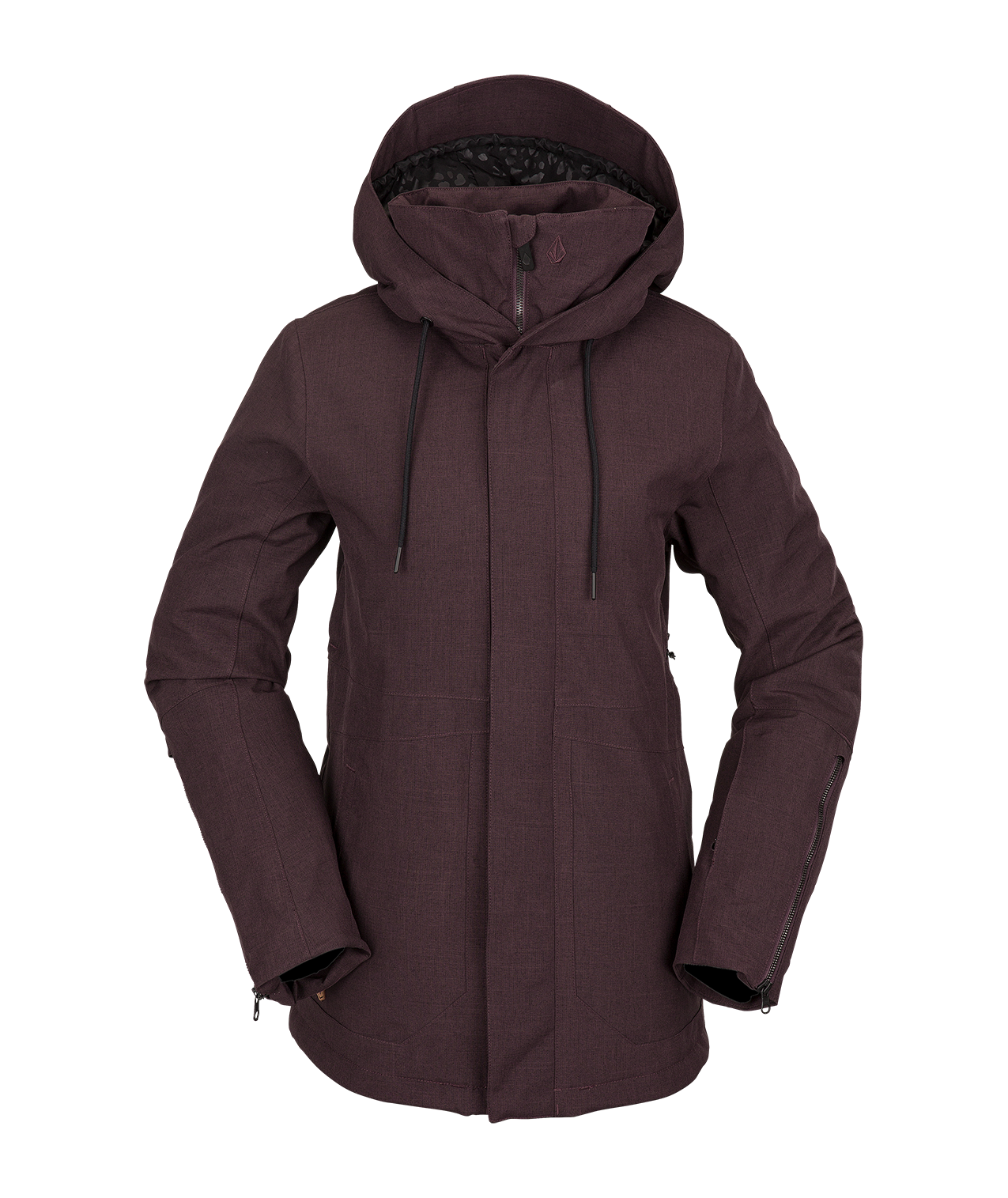 Volcom Sherwin Ins Jacket Women's Snowboard Jacket - Black Plum