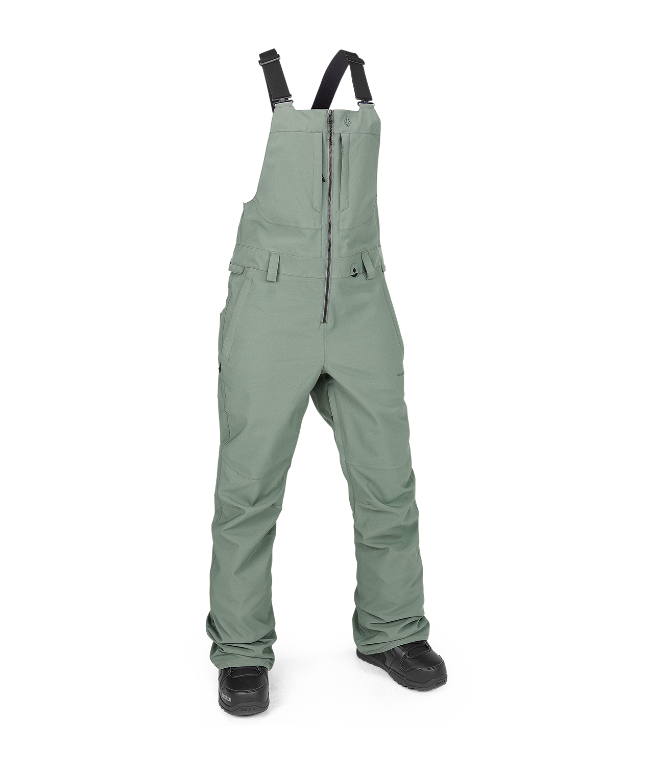 Volcom Swift Bib Overall Women's Snowboard Pants - Lichen Green