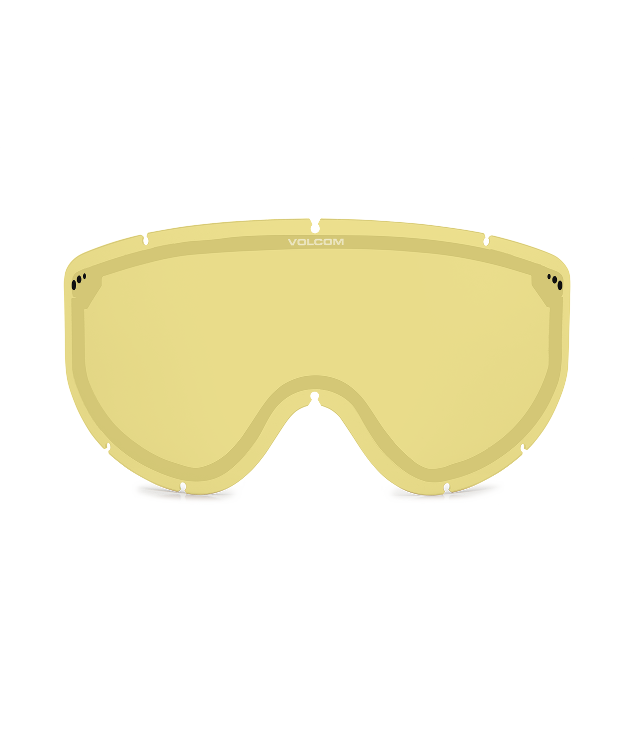 Volcom Footprints Skibrille Matte Black/Stone + Bonus Linse - Rot Chrom
