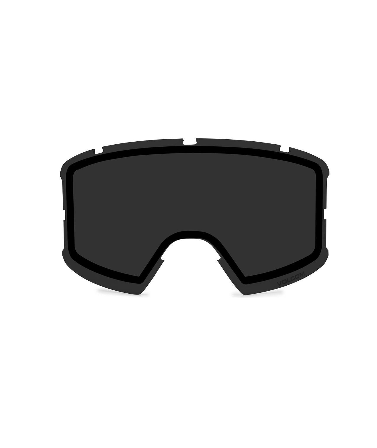Volcom Garden 2 Skibrille Dunkelgelb/Schwarz + Bonuslinse Dunkelgrau - Gold Chrom