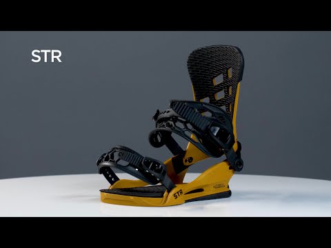 Snowboard Bindings Union STR Hunter Orange 2024