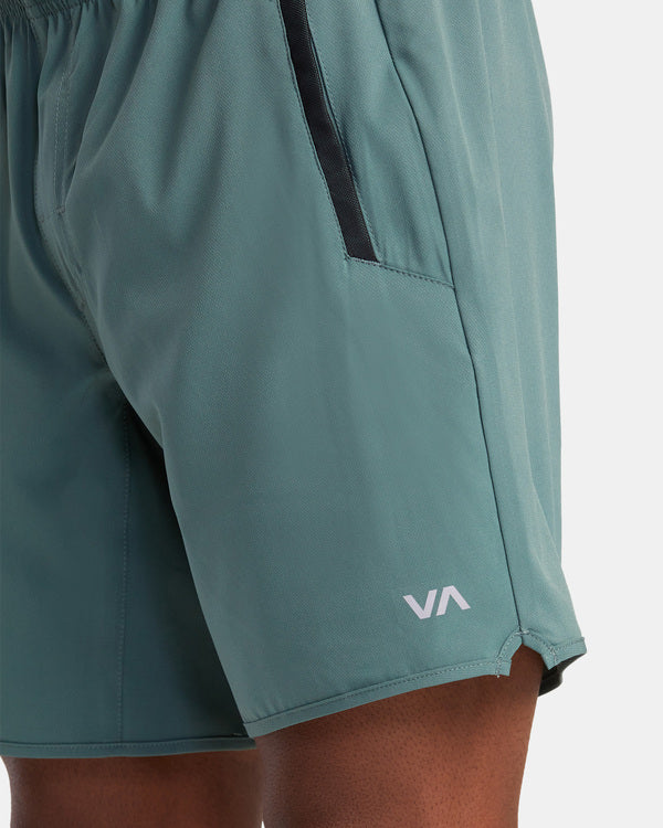 Rvca VA Sport Yoggers Stretch 17" Shorts - Pine Gray