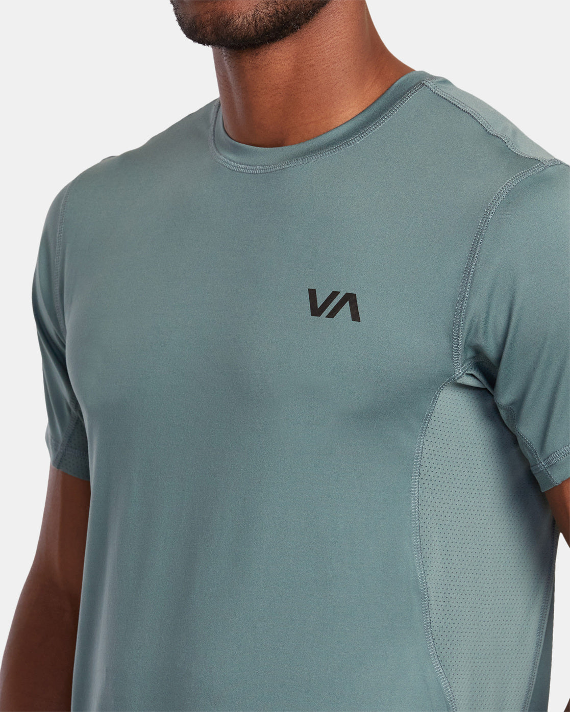 Camiseta Técnica Rvca VA Sport Vent - Pine Grey