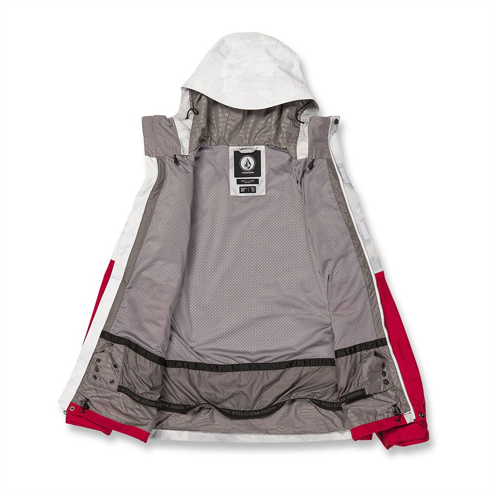 Volcom V.CO OP Isolierte Snowboardjacke – White Camo
