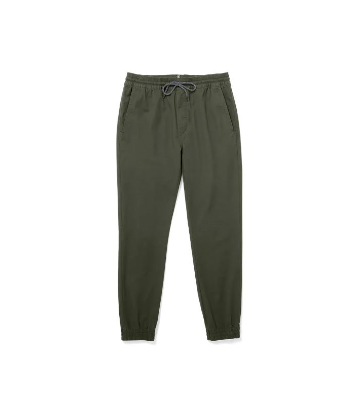 Pantaloni elasticizzati Jogger slim Volcom Frickin - Verde squadrone