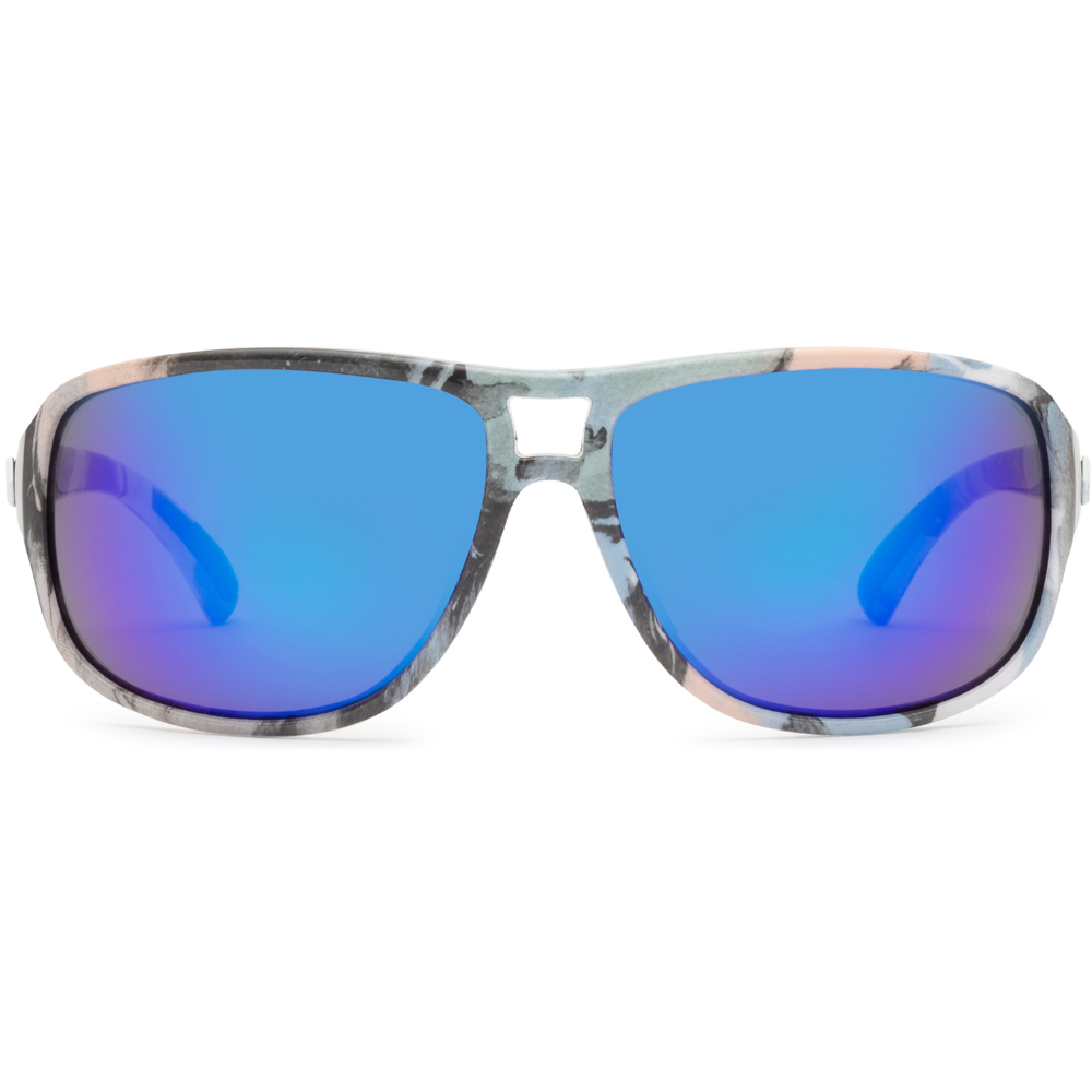 Volcom Stoke Skulls/Blue Mirror (Sulphur) Sunglasses