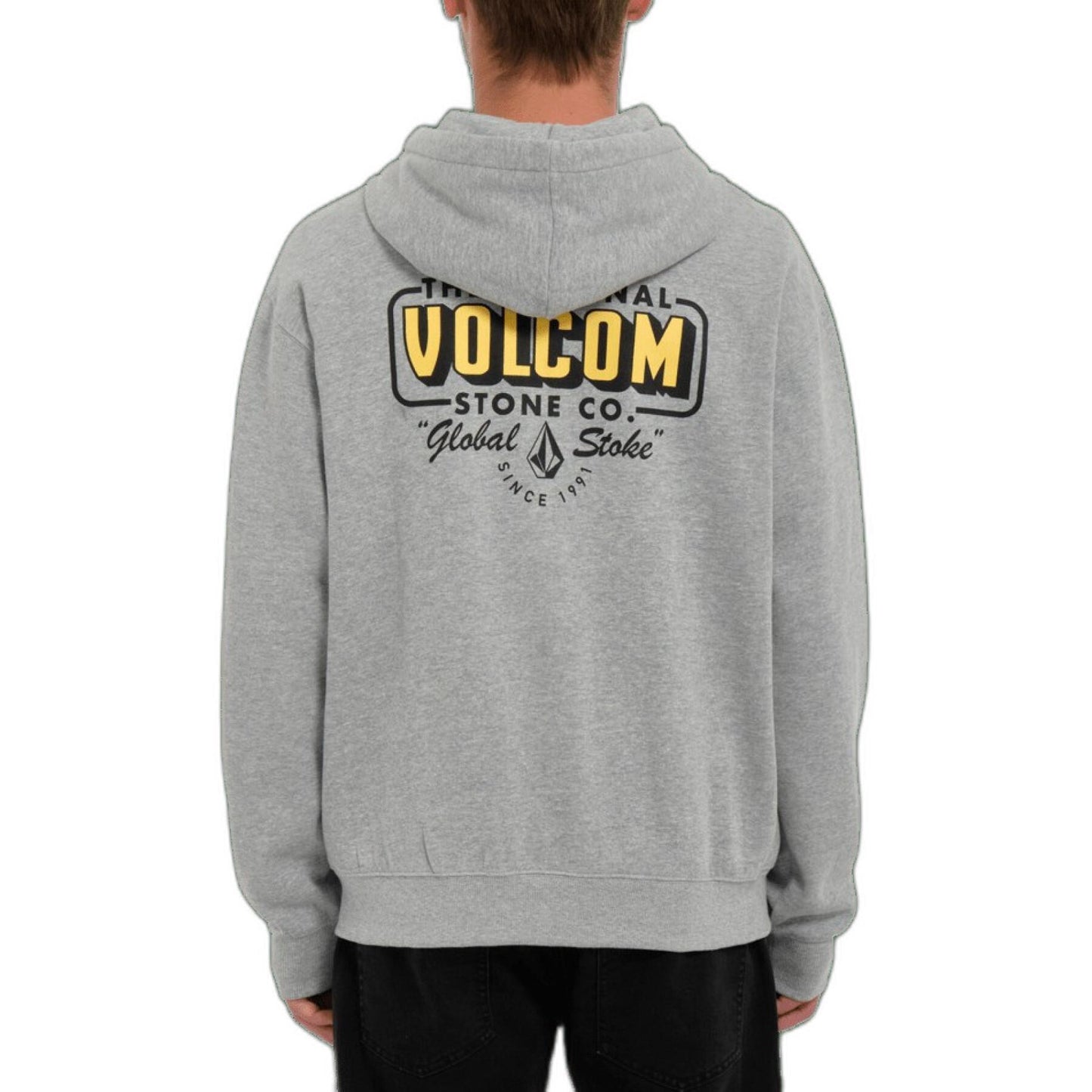 Sudadera con cremallera Volcom Watanite - Heather Grey