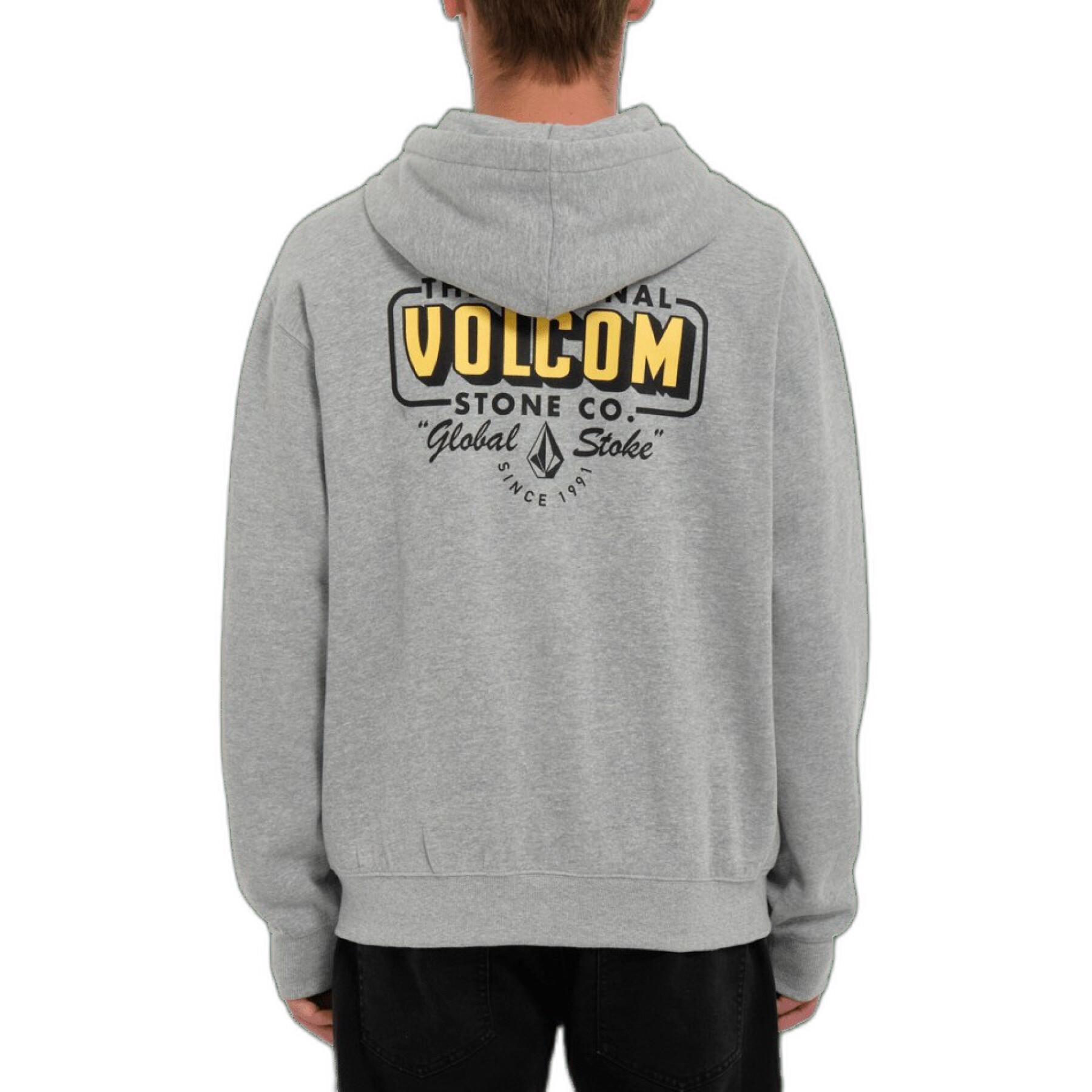 Volcom Watanite Zip Hoodie - Heather Gray