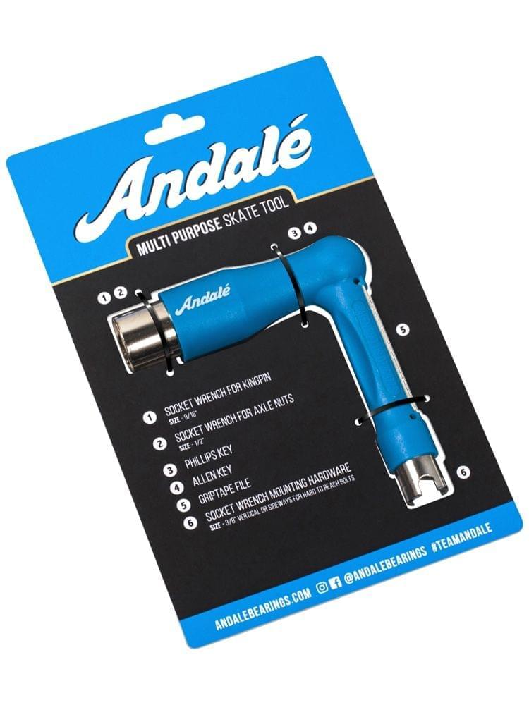 Andalé Multi Purpose Skate Tool Blue | Andalé bearings | surfdevils.com