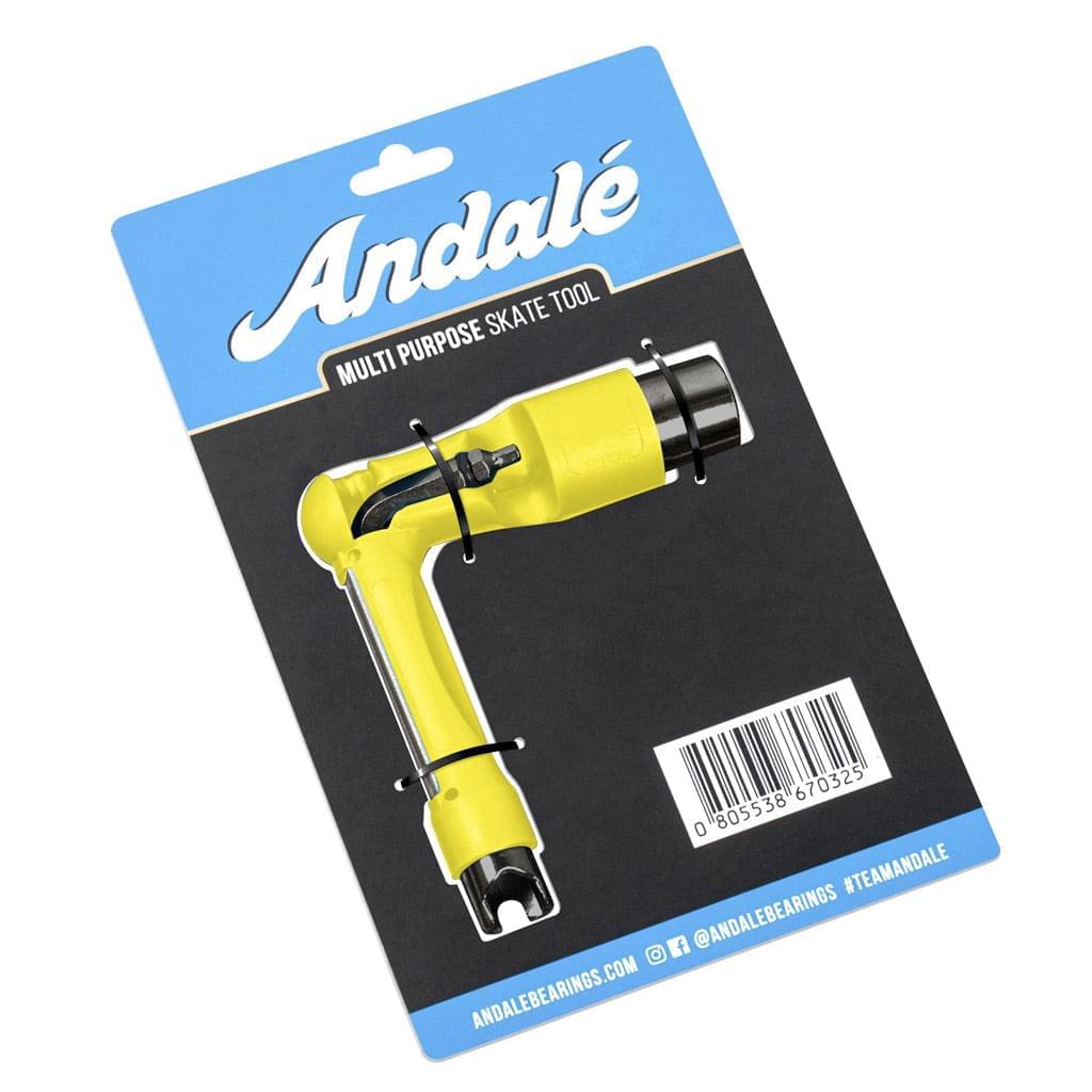 Andalé Multi Purpose Skate Tool Yellow | Andalé bearings | Herramientas de Skate | Skate Shop | Tablas, Ejes, Ruedas,... | surfdevils.com