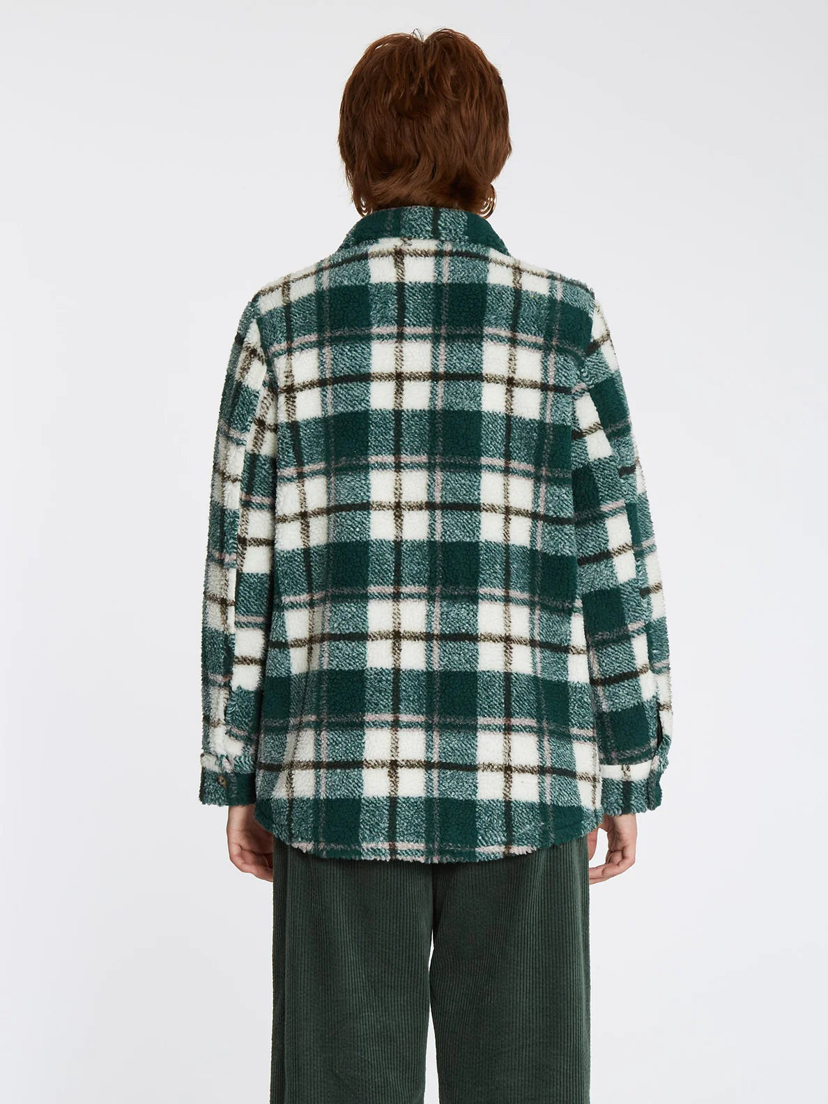 Volcom Silent Sherpa Jacket Dark Pine Girl's Jacket