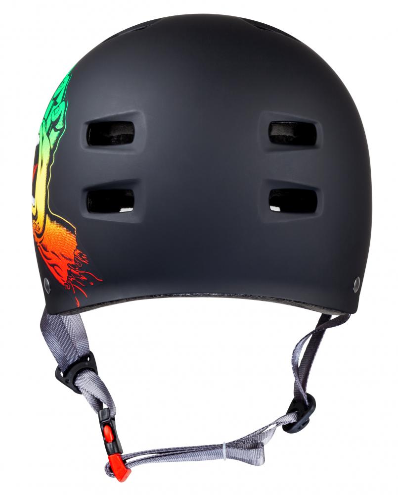 Casco Bullet x Santa Cruz Helmet Rasta | Cascos de Skate | Skate Shop | Tablas, Ejes, Ruedas,... | surfdevils.com