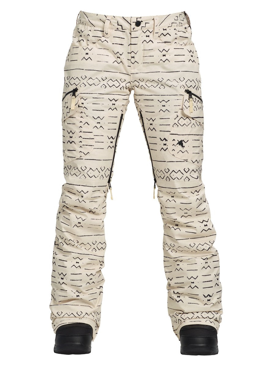 Burton | Burton Woman Gloria Pant Bogolanfini | Pantalones Nieve Mujer, Snowboard, Women |