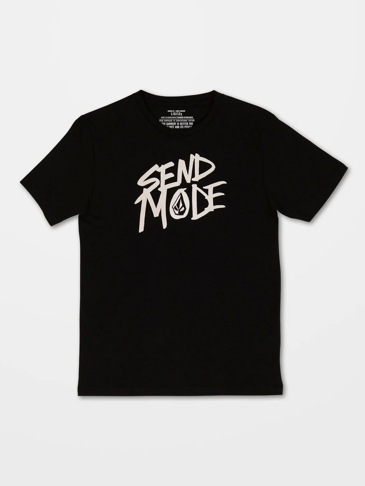 T-shirt Enfant Volcom Send Mode Noir