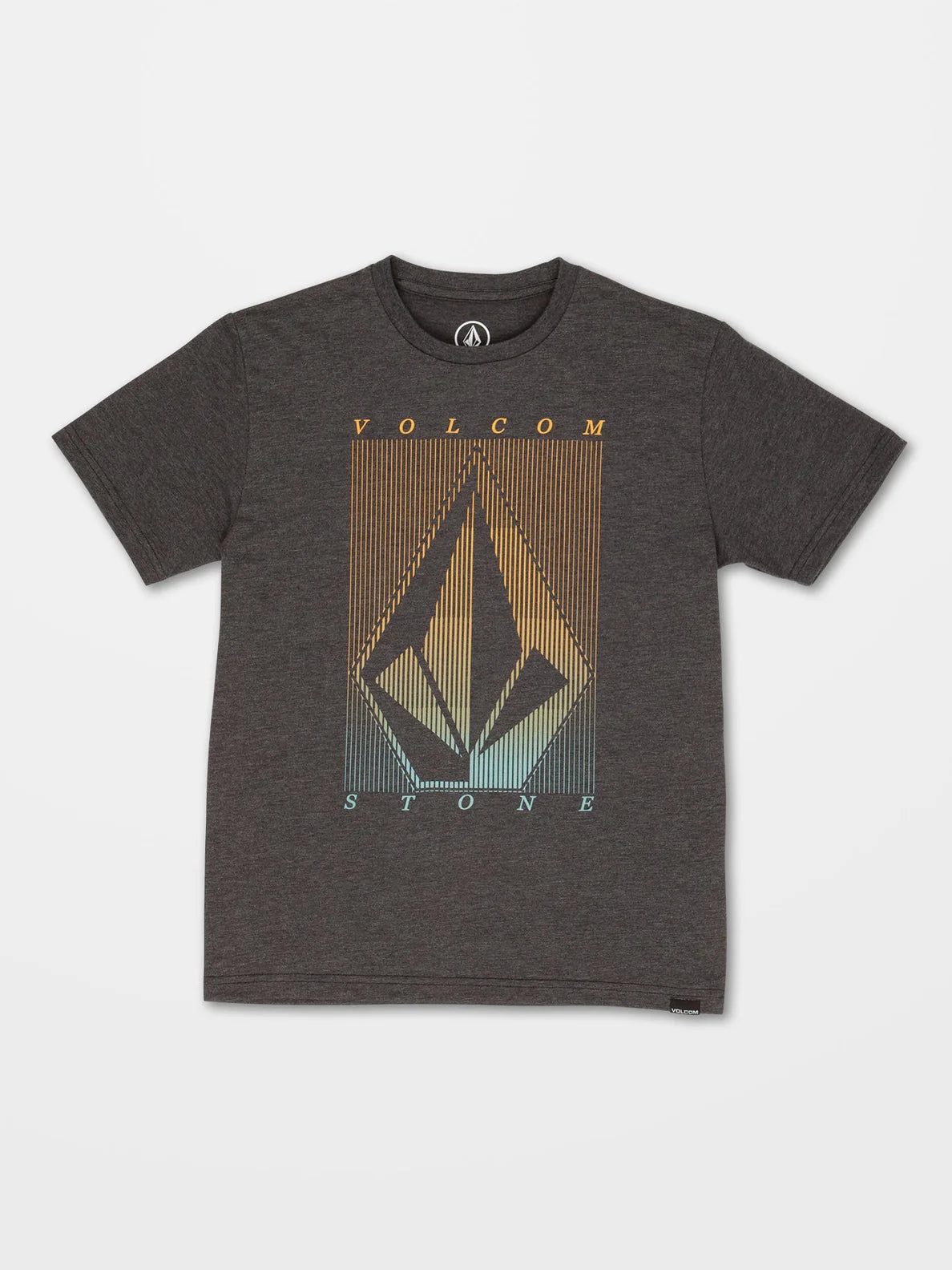 T-shirt Volcom Spectal Heather nera per bambini