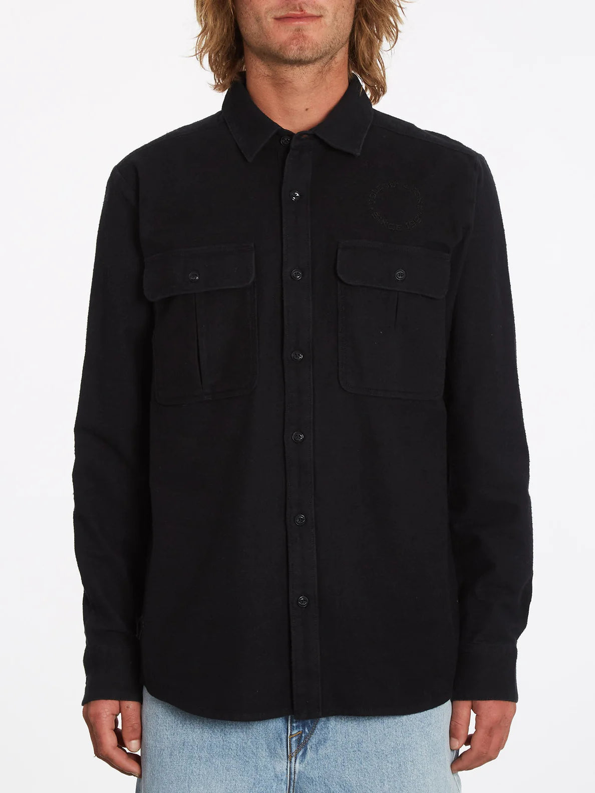 Camisa Volcom Minneret Flannel LS Black | CAMISAS QUE NOS GUSTAN | surfdevils.com