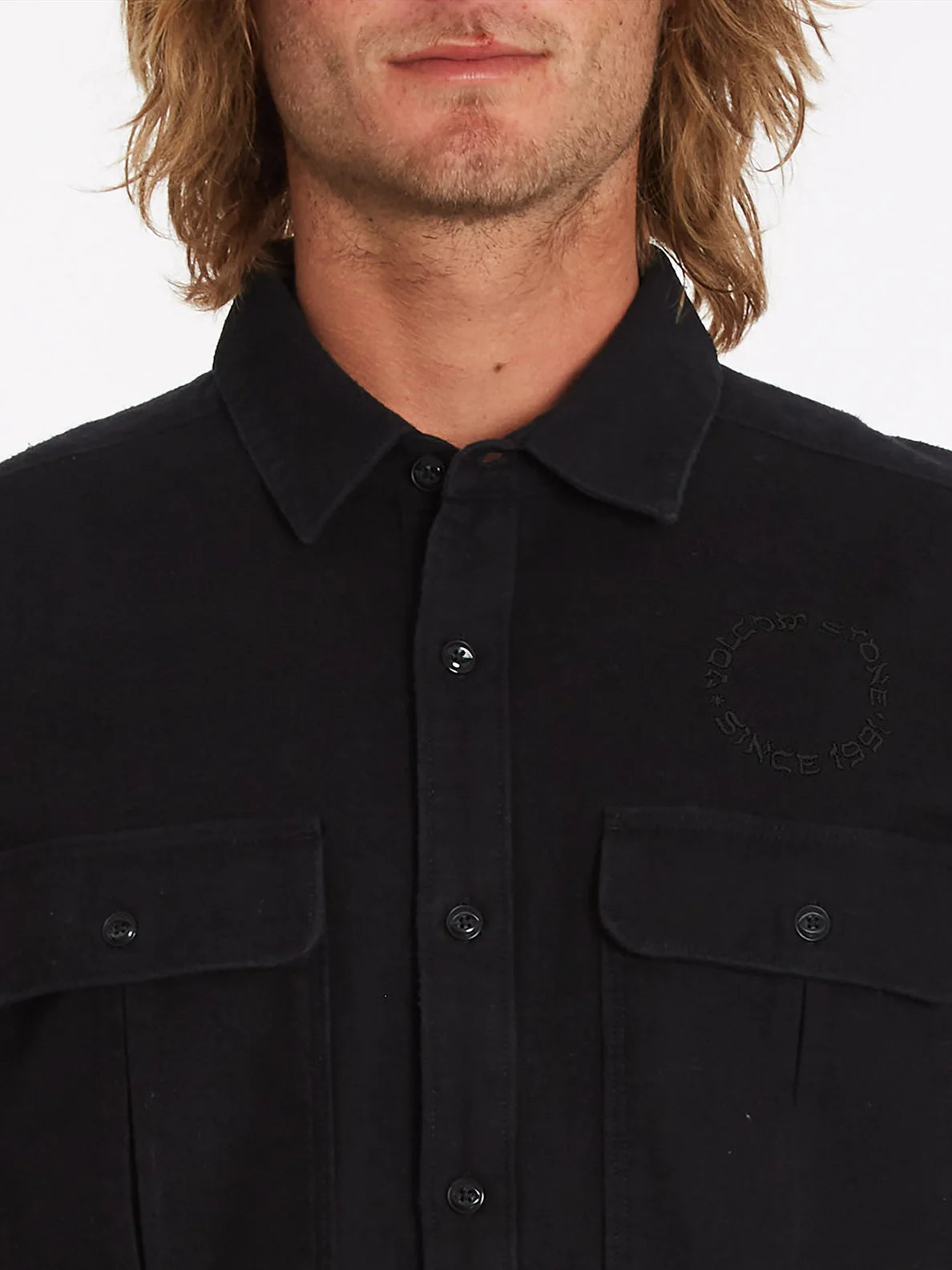 Camisa Volcom Minneret Flannel LS Black | CAMISAS QUE NOS GUSTAN | surfdevils.com