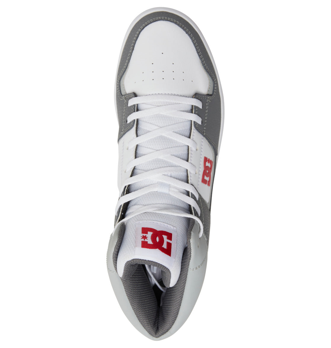 DC Shoes | Dc Shoes Cure Hi Top White/grey/red | Calzado, Men, Zapatillas |