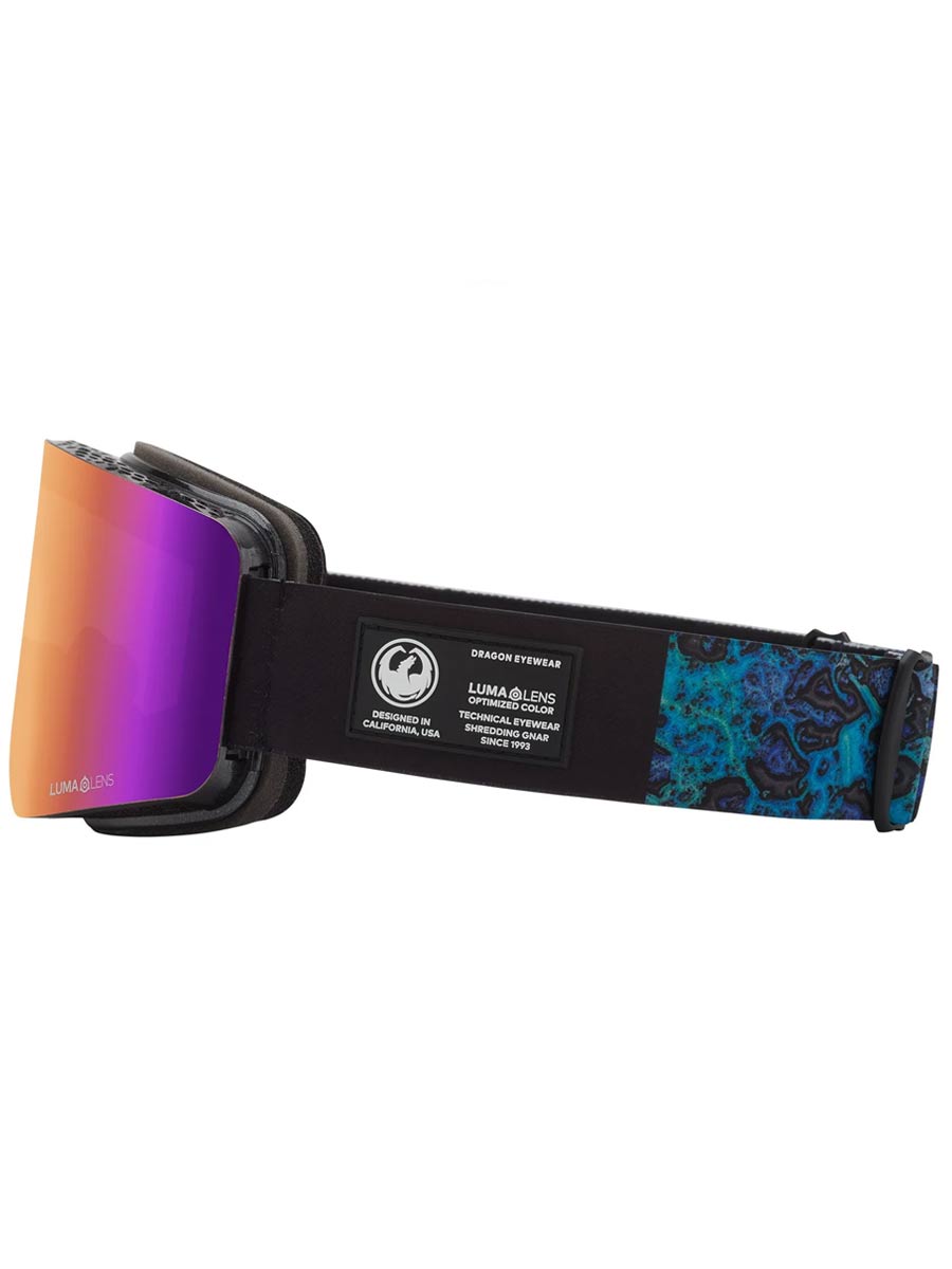 Dragon R1 OTG - Black Pearl Lumalens Purple Ionized & Lumalens Amber Lens