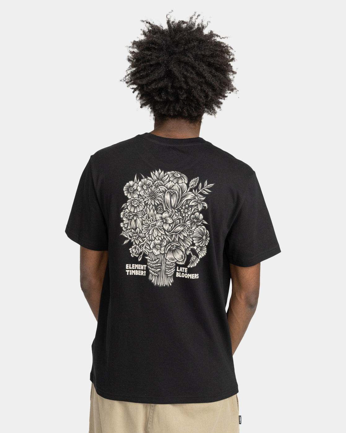 Element | Element Bouquet Flint Black | Camisetas, Camisetas manga corta, Men, Ropa, Unisex |