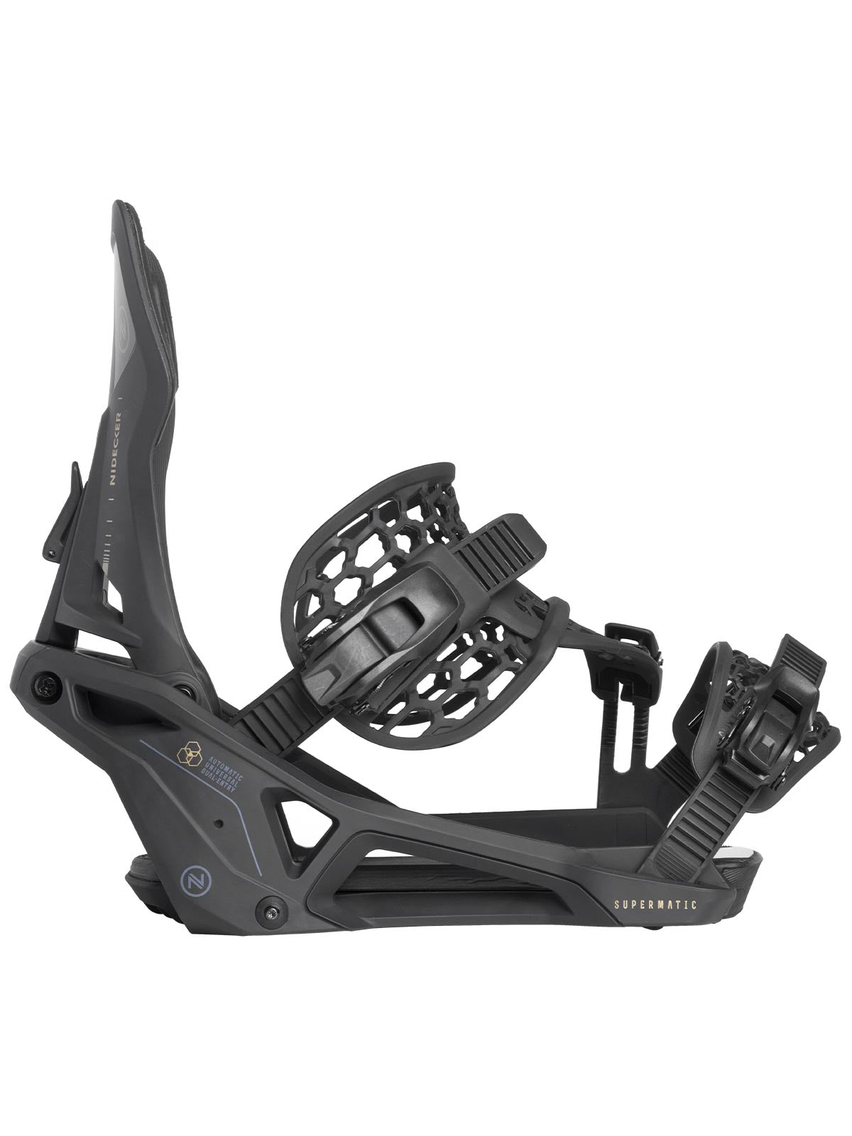 Fijaciones snowboard Nidecker SuperMatic - Black