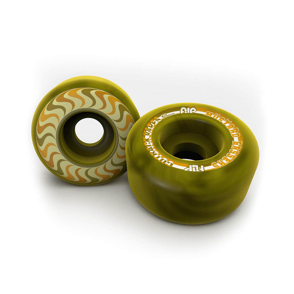 Flip | Flip Cutback Wheels 99a Mustard 53 mm | Ruedas, Skate, Unisex |
