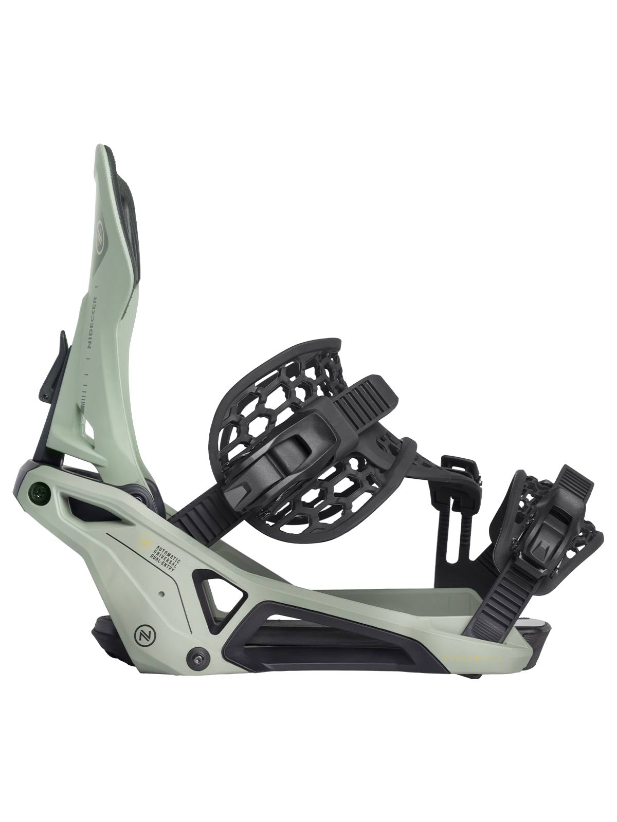 Fijaciones snowboard Nidecker SuperMatic Bindings 2024 - Olive