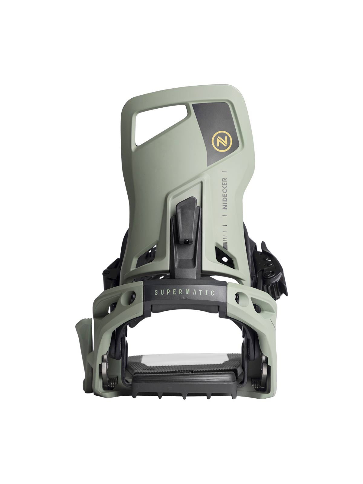 Fijaciones snowboard Nidecker SuperMatic Bindings 2024 - Olive