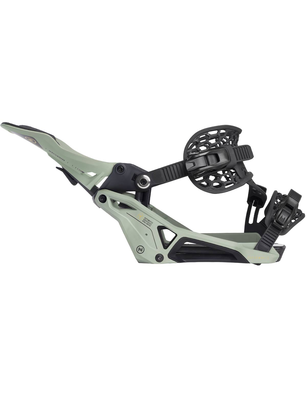 Fijaciones snowboard Nidecker SuperMatic Bindings 2024 - Olive