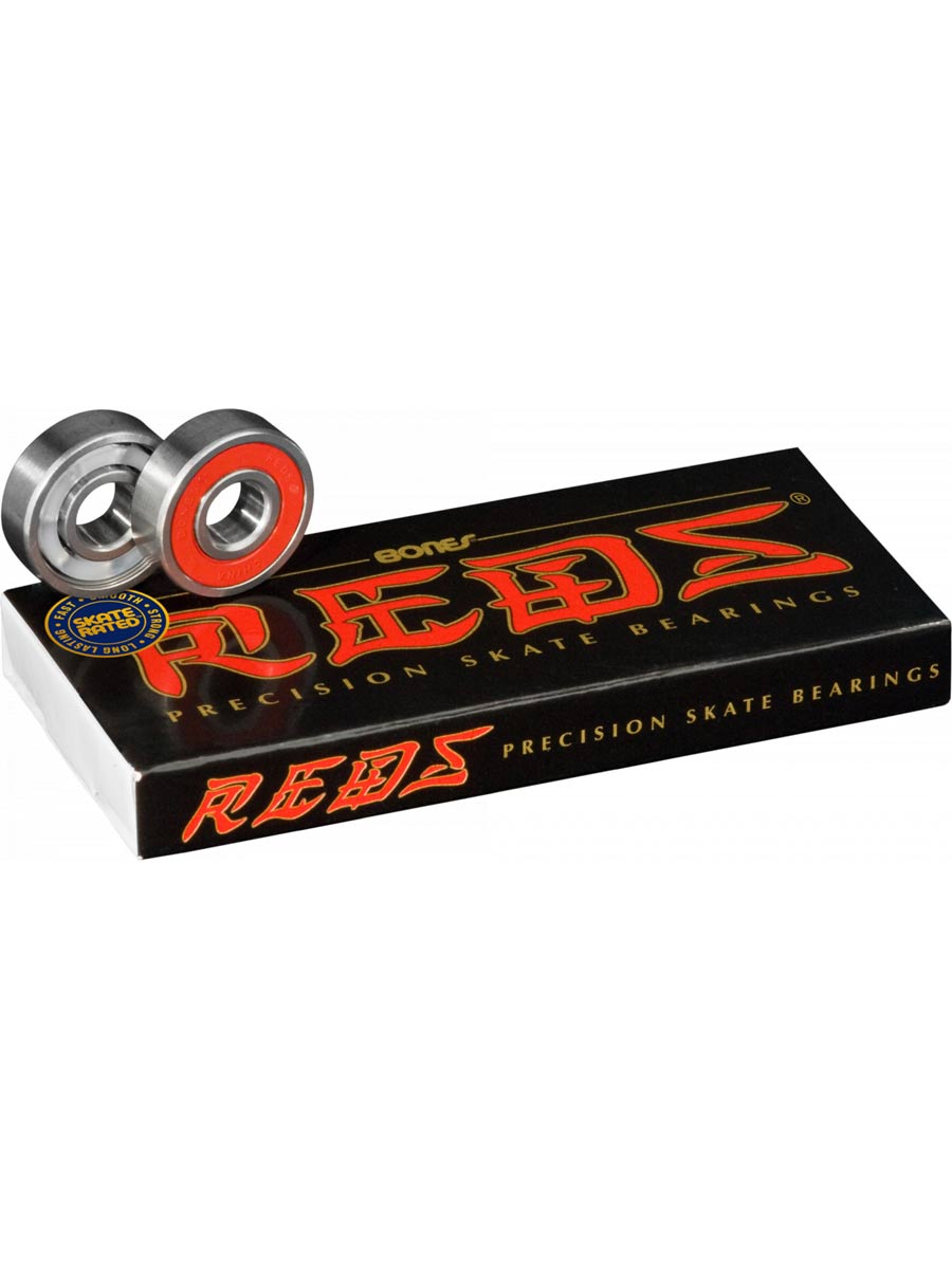 Rodamientos Bones Reds Skateboard Bearings 8 Pack | Rodamientos de Skate | Skate Shop | Tablas, Ejes, Ruedas,... | surfdevils.com