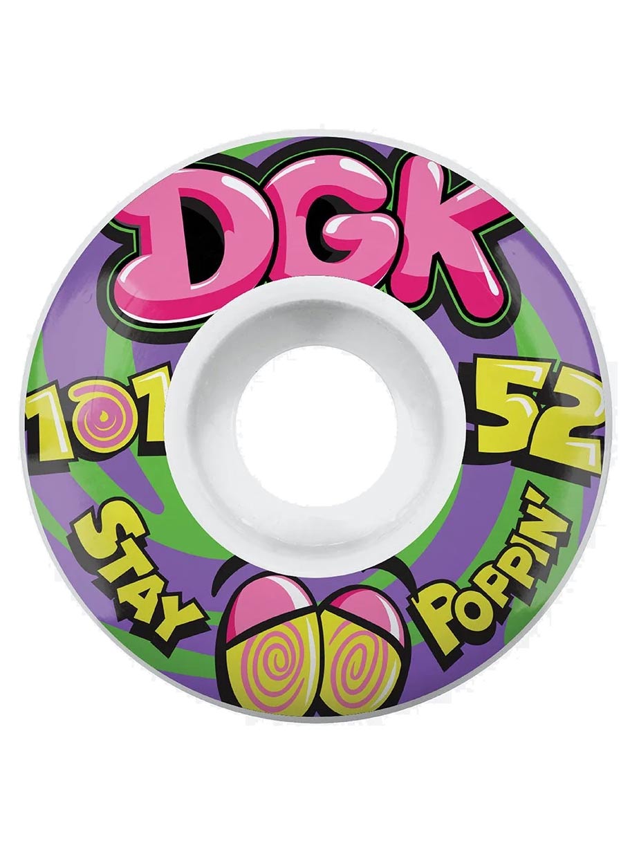 Ruedas de skate DGK Spay Poppin Wheels 52 mm | Ruedas de skate | Skate Shop | Tablas, Ejes, Ruedas,... | surfdevils.com